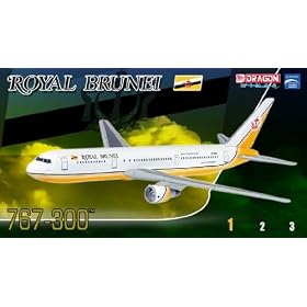 Royal Brunei 767-300ER 1-400 Dragon Wings