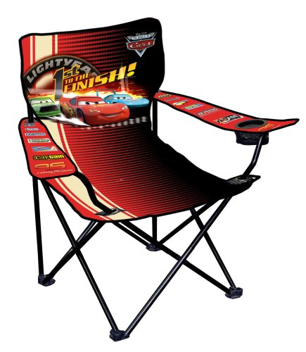 Character World Disney Cars Burning Camping Chair In Carry Bag