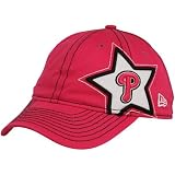 New Era Philadelphia Phillies Preschool Girls Pink Sidestar Adjustable Hat