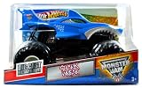 Hot Wheels Monster Jam 1:24 Scale Die Cast Metal Body Official Monster Truck 2011 Series #T8511 - SHARK WREAK with Monster Tires, Working Suspension and 4 Wheel Steering (Dimension : 7