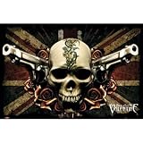 Bullet For My Valentine - Music Poster (Skull & Guns) (Size: 36 x 24)