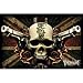 (24x36) Bullet For My Valentine Skull & Guns Music Poster Print