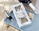 Chrome Shell Bottle Stopper