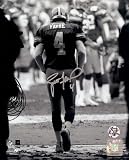 Brett Favre Autographed/Hand Signed Green Bay Packers 8X10 Photo B&W Tunnel- Favre Hologram