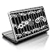 DecalGirl NS-BLKRETRO Netbook Skin - Black Retro
