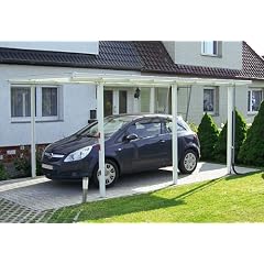 Beckmann Aluminium Carport 311 x 496 x 218 cm wei�