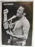 Ben Harper Poster Concert Shot Singing