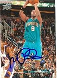 Morris Peterson Autographed/Hand Signed Basketball Card (New Orleans Hornets) 2008 Upper Deck #130
