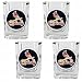 St Louis Cardinals 4-Piece Square Shot Glass Set