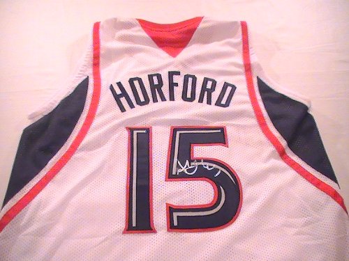 AL HORFORD SIGNED AUTOGRAPHED JERSEY ATLANTA HAWKS COA