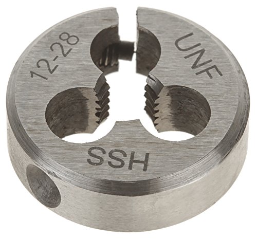 Grizzly G6938 HSS Round Adjustable Split Die, 12-28 by 13/16-Inch