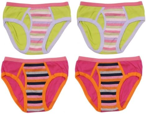Womens New 4 Pack Multicolor Hipster Briefs by Platinum Intimates Underwear XLarge