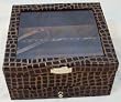 Colleen's Prestige Cuff and Bracelet Jewelry Box in Brown