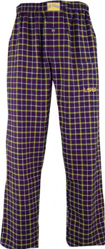 Buy LSU Tigers Gridiron Flannel Pants