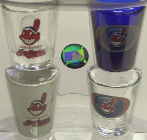 Cleveland Indians MLB Shot Glass Set of 4