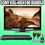 Sony Bravia S-Series KDL-40S4100 40-inch 1080P LCD HDTV + Sony DVD Player w/ Accessory Kit