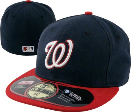 Washington Nationals Navy/Scarlet Alternate 2011 Authentic On-Field 59FIFTY Fitted Hat
