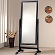 Coaster Rectangular Grand Cheval Mirror in Black