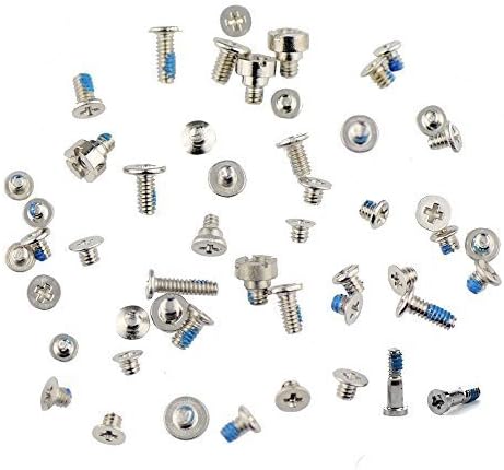 Original New Complete Full Screw Set Kit Replacment for iPhone 5S with 2PCS Silver Dock Bottom Pentalobe Screws Repair Part