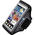 Galaxy S3 Armband : Stalion&reg; Sports Running & Exercise Gym Sportband (Jet Black) Water Resistant + Sweat Proof + Key Holder