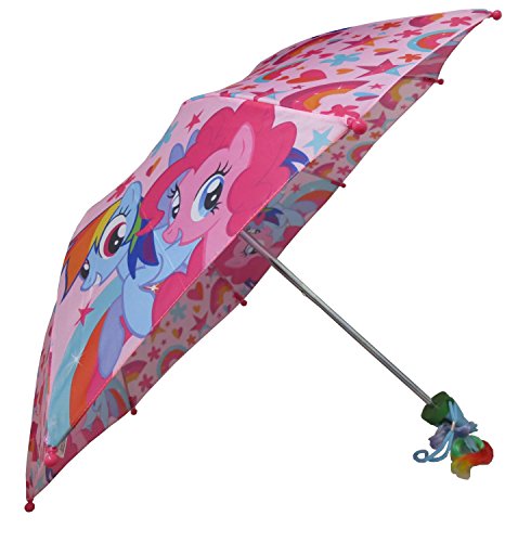 My Little Pony Girls' Pink Compact Umbrella