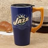 NBA Utah Jazz 16oz. Ceramic Travel Tumbler w/Lid