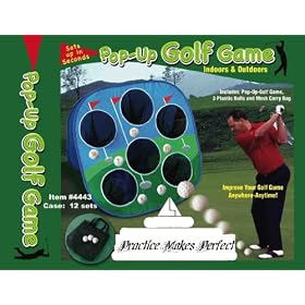Click here to buy Indoor and Outdoor Pop Up Golf Game for Training.