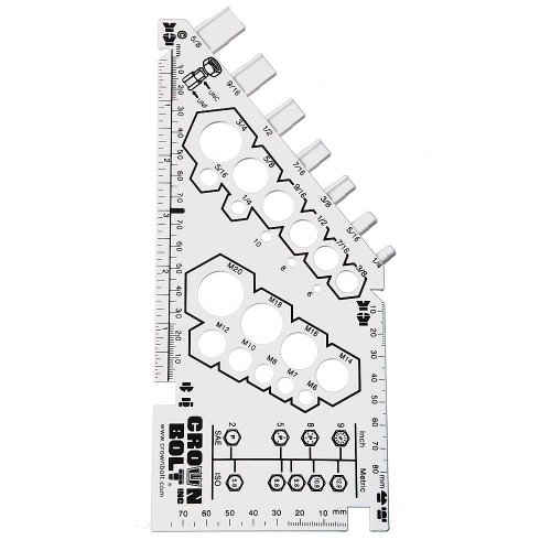 Crown Bolt 01044 Plastic Bolt Gauge