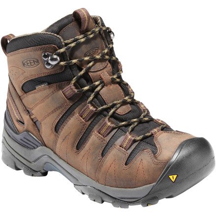 KEEN Men's Gypsum Mid Waterproof Hiking Boot,Black Olive/Capulet Olive,12 M US