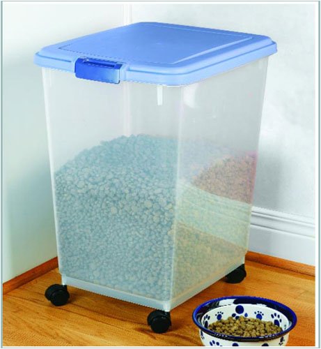Airtight 15 Gallon Pet Food Storage with Wheels by Iris