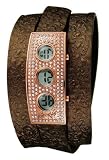 Esprit Damenarmbanduhr LUNA PULSAR BROWN ES101142703
