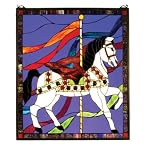 Meyda Tiffany 31272 20.5 Inch W X 24 Inch H Carousel Window