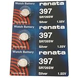 #397 Renata Watch Batteries 3Pcs #397 Renata Watch Batteries 3Pcs