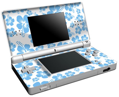 Wrapstar: Turquoise Hibiscus Skin (Nintendo DS Lite)