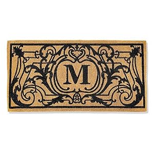 Braxton Monogrammed Door Mat - 24" x 39" - Frontgate