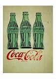 Three Coke Bottles by Andy Warhol poster print,23.5 in. x 31.5 in.