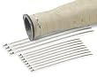 DEI 010201 8" Stainless Steel Locking Ties - Pack of 8
