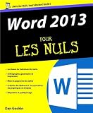 Livre Informatique et Internet : Word 2013 pour les nuls
