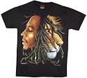 Bob Marley, Profiles T-Shirt - Black
