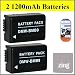 Pack Of 2 Panasonic Lumix DMC-FZ150 Digital Camera Batteries - Includes 2 DMW-BMB9 Batteries + LCD Screen Protectors + MicroFiber Cleaning Cloth