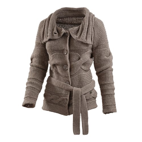 Tom Tailor Denim Strickjacke Damen, hellbraun, M
