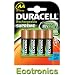 Duracell AA Rechargeable Supreme Batteries 2650 mAh 4 Pack