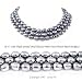 Triple Strand 16-18 Inches 8-9mm Black Oval Shape Freshwater Cultured Pearl Necklace