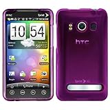 Cbus Wireless Crystal Purple Hard Case / Cover / Shell for HTC Evo 4G