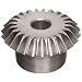 Boston Gear GSS Series Miter Gear, 1:1 Ratio, 20 Degree Pressure Angle, Straight Miter, Plain Bore, Stainless Steel