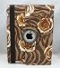 LiViTech(TM) 360 Degrees Rotating Stand (Brown Roses Flower) Luxury PU Leather Case for Apple New iPad 3 and 2 with Smart Cover Wake/Sleep Function