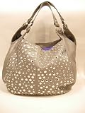 51qOS9jNSoL._SL160_ - STEVE MADDEN GREY STUD LOYAL TOTE - hobo-clutch-purse