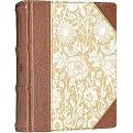 Holy Bible (King James Version, Brown, Simulated Leather, Cross Design) (Hardcover)