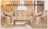 51qOUHikSmL. SL160  3 pc. Jacquard COUCH / SOFA COVER SOFA SLIPCOVER SET Gold Stripe