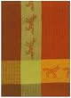Waffle Weave 100% Cotton Fox Sage Green Dishtowel 18" X 28" Set / 6